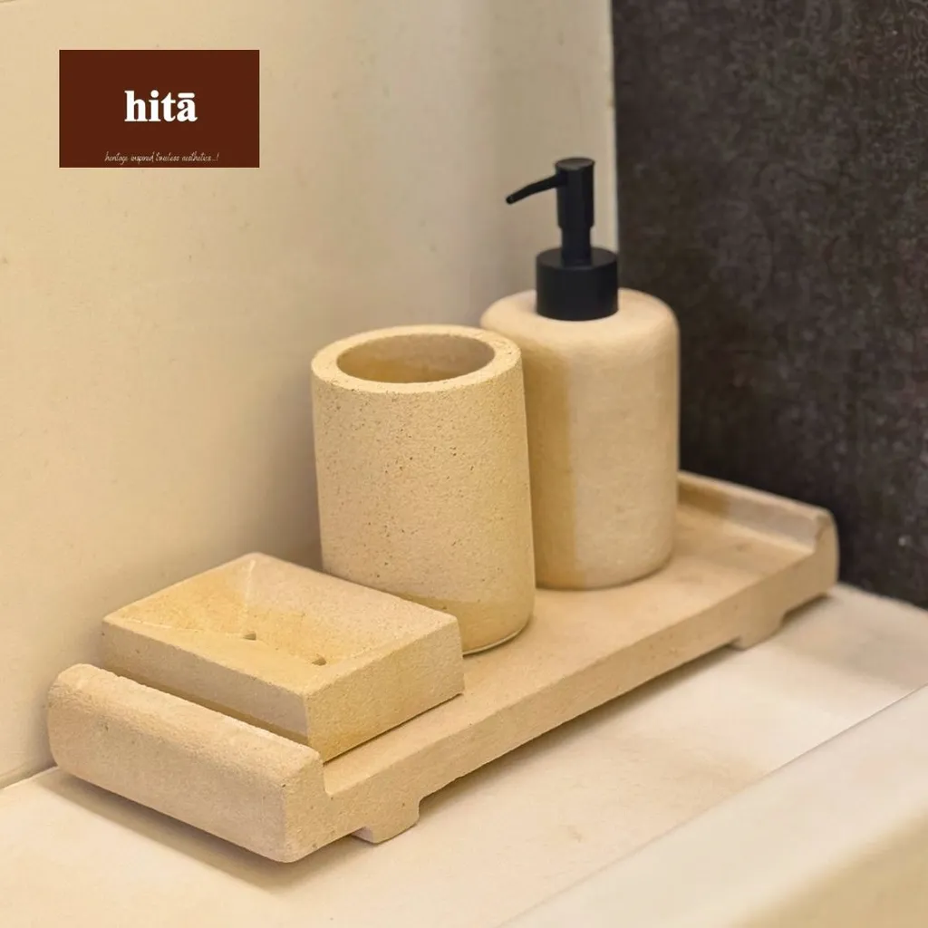 Sandstone Serenity Bath Accessory Set 