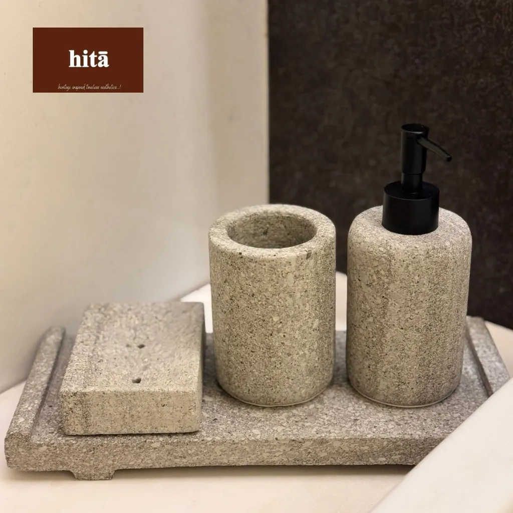 Volnacine Stone Bath Accessory Set 