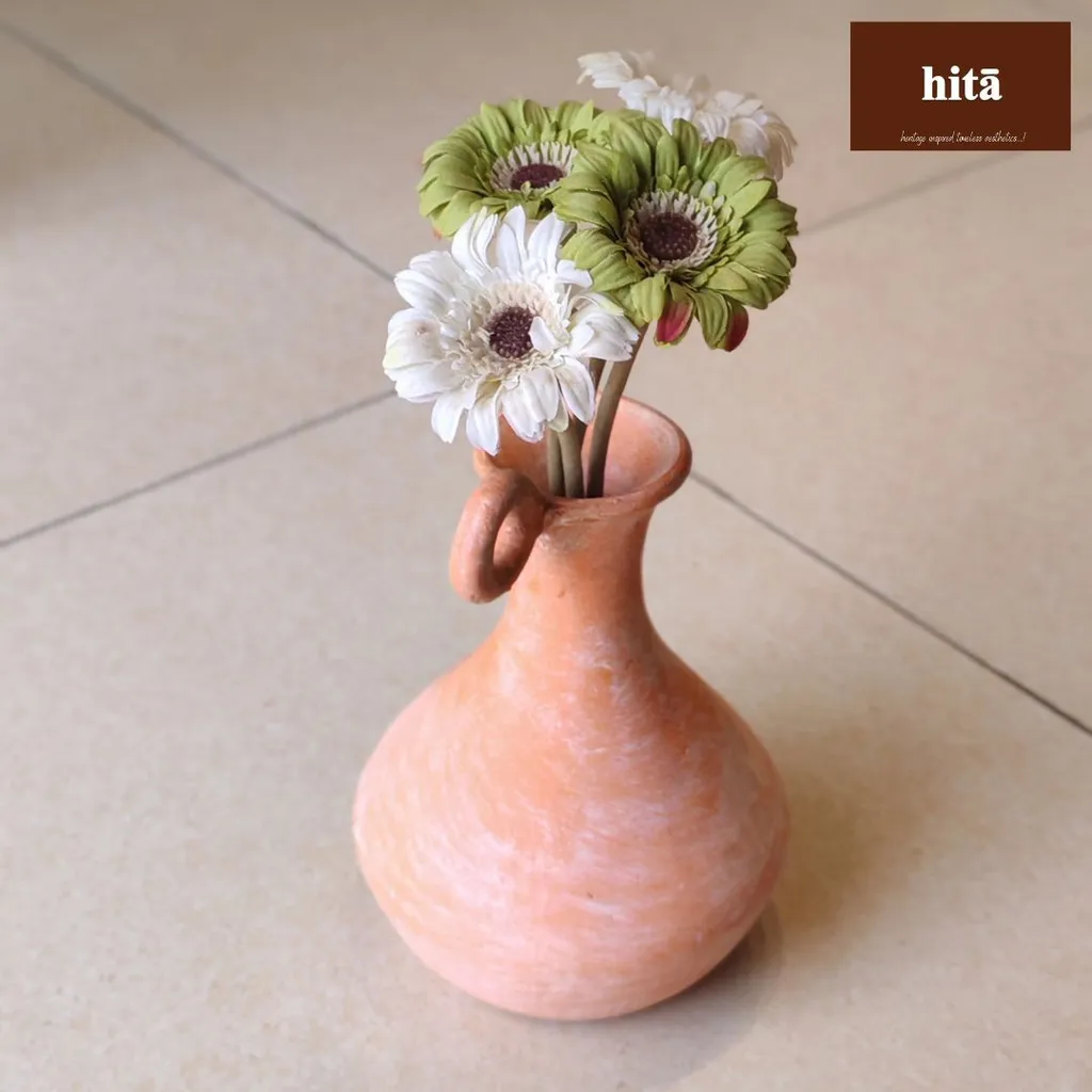 Rustic Aura – Classic Pitcher Vase