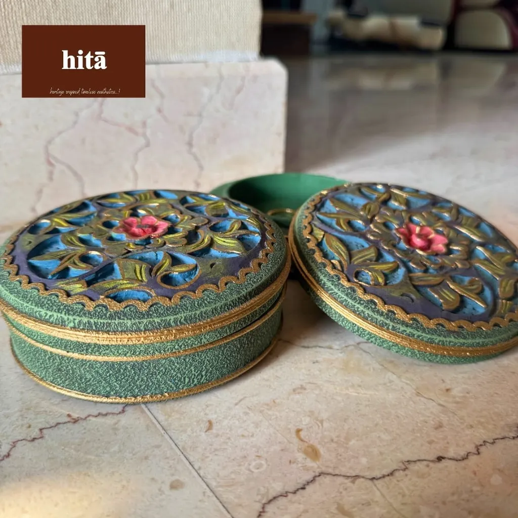 Puthandu Petti (Box shaped) (Green)