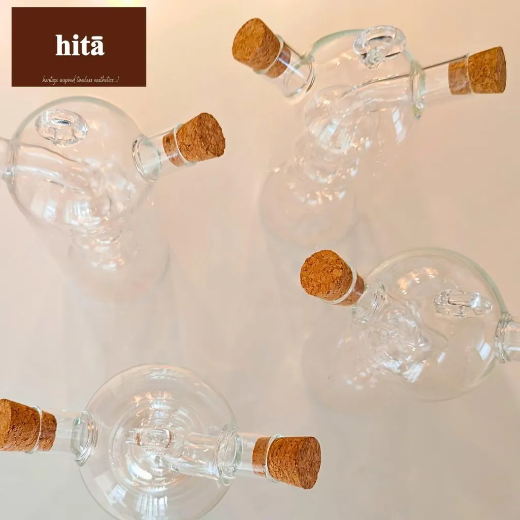 2-in-1 Duo Oil Dispenser with cork Lid