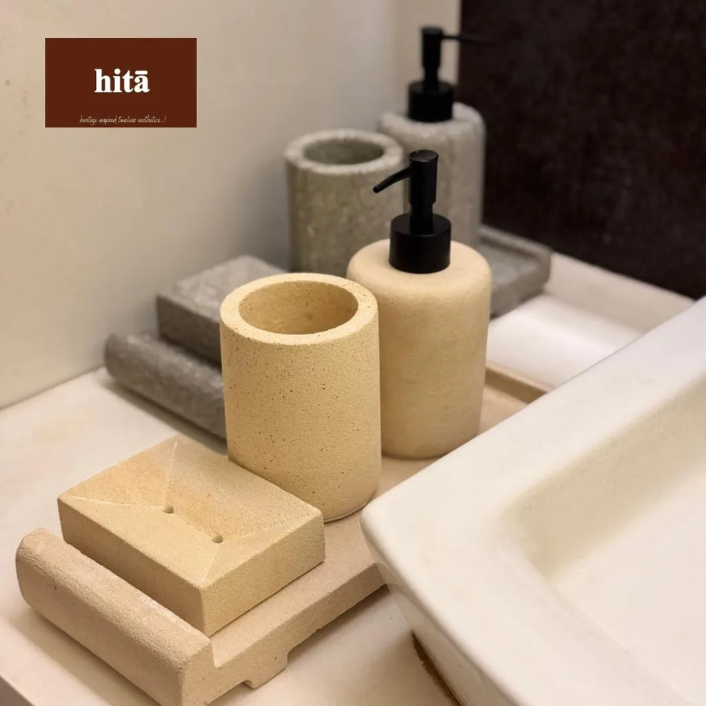 Sandstone Serenity Bath Accessory Set 